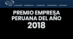 Desktop Screenshot of premioempresaperuana.com